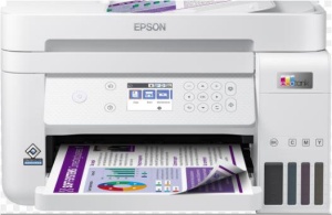 Multifunctional inkjet color Epson EcoTank CISS L6276, culoare alb, dimensiune A4 (Printare,Copiere, Scanare), printare borderless, viteza 33ppm alb-negru, 20ppm color, rezolutie 4800x1200 dpi, alimentare hartie 250 coli,ADF 30 coli, duplex automat - Img 1