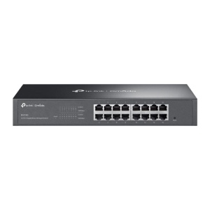 Omada 16-Port Gigabit Easy Managed Switch PORT: 16× Gigabit RJ45 Ports SPEC: 1U 13-inch Rack-mountable Steel Case FEATURE: Integration with Omada SDN Controller and Omada Cloud Essentials, Flow Control, Loopback Detection, Port Isolation, Port Mirroring,