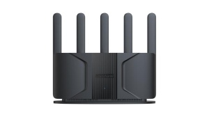 Router wireless Hikvision DS-3WR30X-V AX3000, 5 antene 2.4G: 4dBi; 5G: 5dBi, wireless standard: IEEE 802.11a/n/ac/ax @5GHz; IEEE 802.11b/g/n/ax @2.4GHz, interfata: 1 × 10/100/1000 Mbps Adaptive WAN Port 3 × 10/100/1000 Mbps Adaptive LAN Ports,