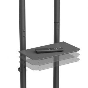 Stand TV Akai ST3670, compatibil pentru ecrane cu dimensiuni cuprinse intre 37" și 70”, VESA 600x400, inclinare +12° ~ -12°, interval inaltime 108mm (4.3"), negru - Img 3
