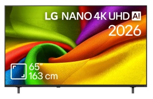 Televizor LG LED 65NU850B3LA, 163 cm, Smart, 4K Ultra HD, Clasa F (Model 2026)