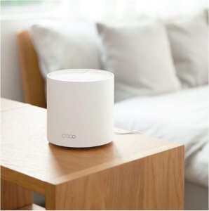 TP-Link AX3000 whole home mesh Wi-Fi 6 System, Deco X50(2-pack); Standarde Wireless: IEEE 802.11ax/ac/n/a 5 GHz, IEEE 802.11ax/n/b/g 2.4 GHz, 3 LAN/WAN Gigabit Ethernet Ports, 1 GHz Dual-Core CPU, 2 x internal antennas per Deco unit, 2402 Mbps (5 GHz), - Img 2