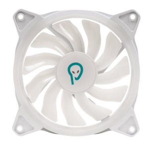 VENTILATOR SPACER PC 120x120x25 mm ARGB light diferite setari ale jocului de culori, posibilitate conectare fan hub, Hydraulic Bearing, conector 3/4-pin, white