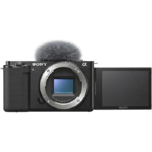Body Aparat foto SONY Alpha ZV-E10 Mirrorless dedicat pentru Vlogging, 24 MP, ISO 100-32.000 (Extins: 50-51.200), 1/4000s, 4K @30, S D/SDXC/SDHC, Rafala 11 cps, Wi-Fi, Senzor APS-C, Montura Sony E