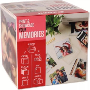 CANON PP-201 13x13CM PHOTO CUBE White / Pink, 40 coli, 1 x rama foto, - Img 4