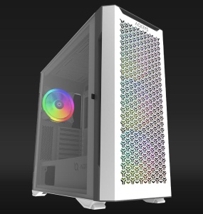 Carcasa AQIRYS Aquilla, RGB, Mid Tower, White