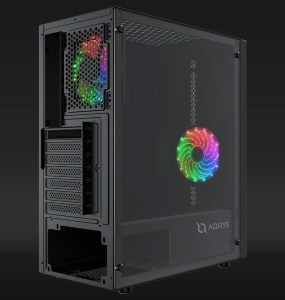Carcasa AQIRYS MIZAR, RGB, Mid Tower, Black - Img 4