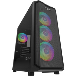 Carcasa AQIRYS Wezen PRO, RGB, Mid Tower, Black