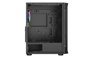 Carcasa SPACER SPCS-GC-SHIELD, RGB, Mid Tower, Black - Img 5