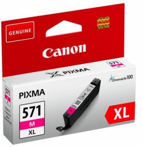 Cartus cerneala Canon CLI-571XL, magenta, capacitate 11ml, pentru Canon Pixma MG6850/MG6851, Canon Pixma MG5750/MG5751, Canon Pixma MG7750/MG7751/MG7752.