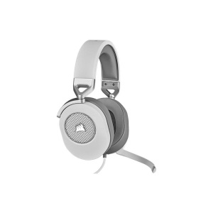 Casti cu microfon Corsair HS65 Surround 7.1, Multi-platform Gaming and Mobile, 20Hz-20KHz, 32ohm, 114db, driver 50mm, alb - Img 1