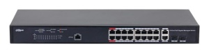 Dahua Managed Switch 18 porturi, 16 porturi POE, Gigabit, Port 1-16:16 × 10M/100M/1000MBase-T (PoE), Port 17-18:2 × 10M/100M/1000MBase-T (uplink) (combo), Port 17-18:2 × 1000M SFP (uplink)(combo), 1 × Console port, Managed L2, Capacitate switch: 56 Gbps, - Img 5