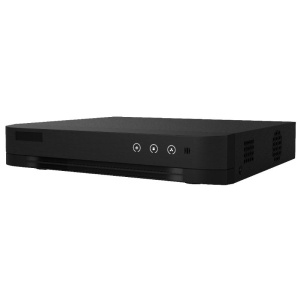DVR Hikvision AcuSense 8 canale 5MP IDS-7208HQHI-M1/E(E), H.265 Pro+/H.265 Pro/H.265 video compression, BNC interface (1.0 Vp-p, 75 Ω), supporting coaxitron connection, up to 12-ch IP camera inputs(up to 6MP), pana la 3K/5M Lite @ 12 fps encoding