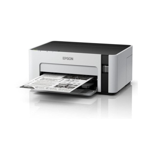 Imprimanta inkjet mono CISS Epson M1100, dimensiune A4, viteza max 32ppm, rezolutie printer 1440x720dpi, alimentare hartie 150 coli, volum maxim printare : 15000pagini/luna, interfata: USB 2.0, consumabile: Ecotank MX1xx negru XL (6k/pag.), MX1xx negru L - Img 1