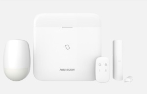Kit de alarma wireless AX PRO Middle Level DS-PWA96-Kit-WE, Wireless Control Panel Kit, 868MHz two-way wireless; Dual Wireless Technology: Tri-X & CAM-X; Long RF transmission range; Up to 96 Wireless Zones/Outputs, 8 Wireless Ta Readers/Keypads, 6