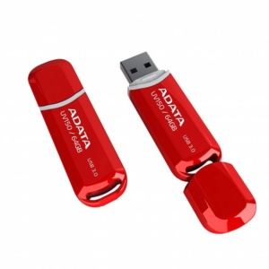 Memorie USB ADATA DashDrive UV150 64 GB, USB 3.0, Rosu