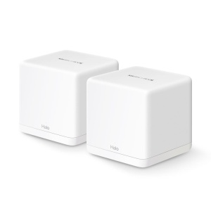 Mercusys Halo H60X(2-pack) Whole mesh Wi-Fi6 system, AX1500, Dual-band, Standarde wireless: IEEE 802.11ax/ac/n/a 5 GHz, IEEE 802.11n/b/g 2.4 GHz, Viteza wireless: 1201 Mbps on 5 GHz, 300 Mbps on 2.4 GHz, Dimensiuni:88 × 88 × 88 mm, Interfata: 3 x - Img 1