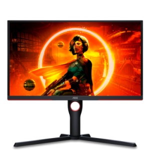 Monitor Gaming AOC 25G3ZM/BK, 24.5", 1920 x 1080 pixeli, Black, Red, 3 ani Garantie