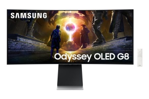 Monitor Samsung 34" LS34DG850SUXDU, Curvature: 1800R, Diagonal (inch): 34, Diagonal (cm): 86, Aspect ratio: 21:9, Panel: OLED, Resolution: 3440x1440, Refresh Rate: 175Hz, Response time GtG: 0.03ms, Brightness (max): 250 cd/m², Contrast (static) : 1M:1,