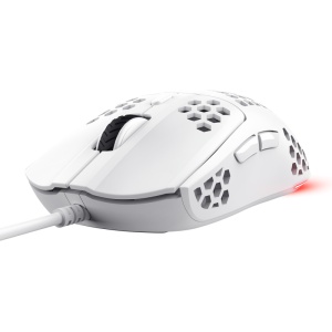 Mouse cu fir Trust GXT 928W Helox, rezolutie maxima 6400 DPI, 6 butoane, interfata USB-A, alb - Img 4