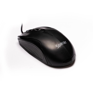 Mouse SPACER SPMO-M11, Sub 1000 dpi, Negru