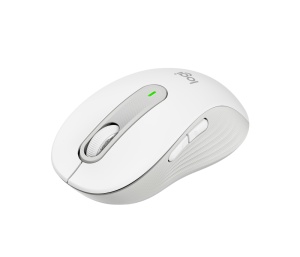 Mouse wireless Logitech Signature M650, rezolutie 2000 DPI, dimensiuni 10.71 x 6.18 x 3.78 cm, alb