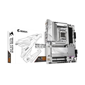 Placa de baza Gigabyte B650 AORUS ELITE AX ICE, Socket AM5, DDR5, ATX