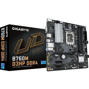 Placa de baza Gigabyte B760M D3HP, Socket 1700, DDR4, Micro-ATX