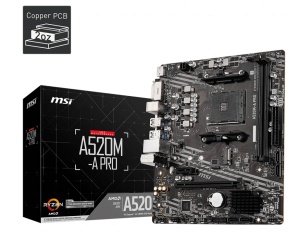 Placa de baza MSI A520M-A PRO, Socket AM4, DDR4, Micro-ATX - Img 3