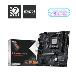 Placa de baza MSI PRO B840M-B, Socket AM5, DDR5, Micro-ATX