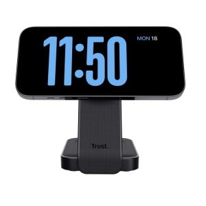 Stand de incarcare 3-in-1 Trust Viro, putere intrare 20W, interfata USB- C, compatibil cu produsele din brandul Apple: iPhone (12 si modele mai noi), Airpods si Apple Watch, negru - Img 11