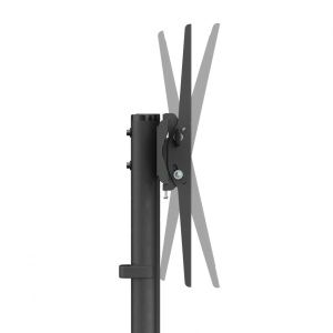 Stand TV Akai ST3670, compatibil pentru ecrane cu dimensiuni cuprinse intre 37" și 70”, VESA 600x400, inclinare +12° ~ -12°, interval inaltime 108mm (4.3"), negru - Img 4