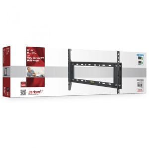 Suport TV de perete, Barkan E400+.B, Fix, 32"- 90", VESA 600 x 400 mm, suporta pana la 60kg, negru - Img 2