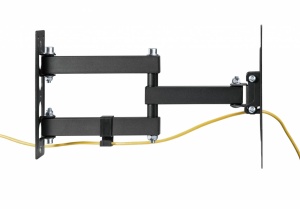 Suport TV Serioux LCD/LED, TV68-223, compatibilitate dimensiune ecran 23"-43", material otel, VESA:100x100, 100x200, 200x100, 200x200, greutate maximă suportata: 30 kg, profil: 56~378mm, inclinare: ＋3°～-10°, pivotare: +90°~-90°, management cabluri, negru - Img 6