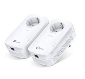 TP-Link AV1200 Gigabit Passthrough Powerline Starter Kit, TL-PA8010PKIT, HomePlug AV2, HomePlug AV, IEEE1901, IEEE802.3, IEEE802.3u,IEEE802.3ab, 1*Gigabit Ethernet Port, Power Socket, Pair Button, PWR,PLC, ETH - Img 1