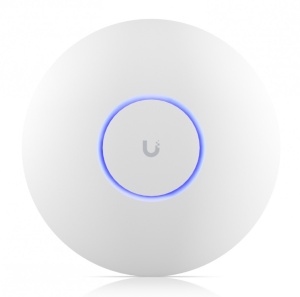 Ubiquiti U7-PRO WI-FI 7 Access Point, Dimensiuni: Ø206 x 46 mm, Polycarbonat, metal, Interfata: 1 x 1/2.5 GbE RJ45 port, Alimentare PoE+, Standarde wireless: 802.11a/b/g/n/ac/ax/be, 300+ clienti.