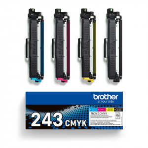 Brother TN-243CMYK TN243CMYK pachet cartus toner negru si tonere color original OEM pt HL-L3210CW/HL-L3270CDW/DCP-L3510CDW/DCP-L3550CDW/MFC-L3730CDN/MFC-L3770CDW - 1000 pag - Img 3