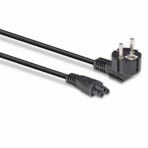 Cablu alimentare Lindy, conector A: Schuko, conector B: IEC C5C5, lungime cablu 2m, material PVC si PBT, material conductor: cupru, dimensiuni A: 36.5x71x36.5mm (1.44x2.8x1.44in), B: 22.8x64x15mm (0.9x2.52x0.59in), negru - Img 3