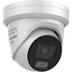 Camera de supraveghere IP Turret 8MP Smart Hybrid Light with ColorVu Hikvision DS-2CD2387G3-LIS2UY/SL(2.8MM), lentila fixa 2.8mm, iluminare min: Color: 0.0008 Lux @ (F1.0, AGC ON),0 Lux cu IR 30m, microfon incorporat, difuzor incorporat, interfata audio: