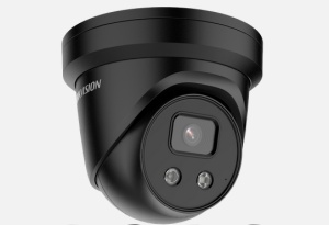 Camera supraveghere Hikvision IP turret DS-2CD2383G2-IU(2.8mm)BLACK, 8MP, culoare neagra, Acusens - filtrarea alarmelor false dupa corpul uman si masini, microfon audio incorporat, senzor 1/2.8" Progressive Scan CMOS, rezolutie 3840 × 2160@20fps,