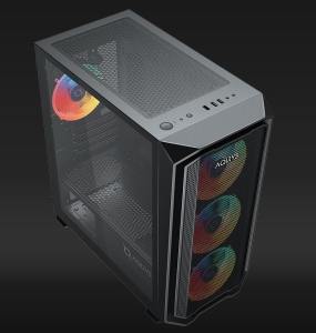 Carcasa AQIRYS WEZEN, RGB, Mid Tower, Black - Img 4