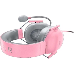 Casti Razer Blackshark V2 X cu fir, roz - Img 7