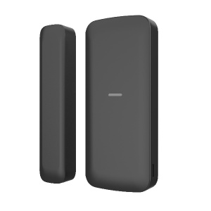 Contact magnetic wireless negru AXPRO Hikvision DS-PDMCS-EG2-WE(B)/BK , frecventa operare: 868 MHz, transmisie: Tri-X Wireless, criptare: AES-128, distanta comunicare: 1200 m in camp deschis, metoda de detectie: deschidere contact, SSI(Signal Strength