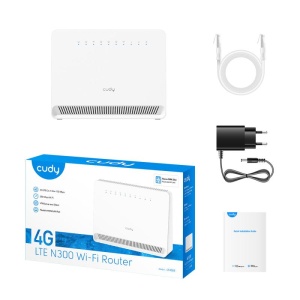 CUDY N300 Wi-Fi 4G LTE Cat.4 Router, build-in 4G LTE modem, 4 10/100M RJ45 Ports, Nano SIM Slot, 300Mbps at 2.4GHz, Internal antennas, PPTP/L2TP/OpenVPN/WireGuard VPN, DNS over Cloudflare/Google/Quad9, DDNS, SMS, Band locking, TR069/TR098/TR111/TR181, - Img 6