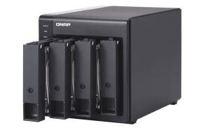 Extensie USB QNAP TR-004 4-Bay, 2.5/3.5 SATA 3Gbps HDD (compatibile cu SATA 6Gbs/, 3Gb/s, neincluse), 1xUSB3.0 (type-c), tower, PSU adaptor 65W, garantie 2 ani - Img 2