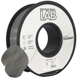Filament 3D Proffesional Lab, Diamentru 1.75mm, Greutate: 1KG, Culoare: Gri, Material: PLA, Temperatura: 180-240c.