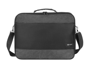 Geanta laptop Natec Impala 2, compatibilitate dimensiune laptop 15.6", 2 compartimente, material Polyester 600D, negru