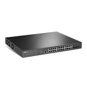 "JetStream™ 24-Port 2.5GBASE-T and 4-Port 10GE SFP+ L2+ Managed Switch with 16-Port PoE+ & 8-Port PoE++ PORT: 24× 2.5G RJ45 Ports (8× 2.5G PoE++ Ports & 16× 2.5G PoE+ Ports), 4× 10G SFP+ Slots, RJ45/Micro-USB Console Port SPEC: 802.3bt/at/af, 500 W PoE - Img 4