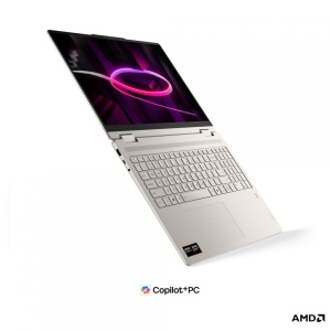 Laptop Consumer Lenovo Yoga 7 2-in-1 16AGP11 Copilot+ PC, cu procesor Ryzen AI 7 445, 16'' OLED, 24 GB LPDDR5x-SDRAM, 1 TB, AMD Radeon 840M, Fara OS, 3 ani Garantie - Img 4