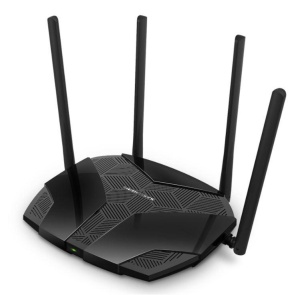 Mercusys MR60X Dual-Band WiFi 6 Router (AX15000), Standarde wireless: Wi-Fi 802.11ax / ac / a / b / g / n, Viteza wireless: 1201 Mbps (5 GHz) + 300 Mbps (2.4 GHz), Interfata: 1 × Port WAN Gigabit + 3 porturi Gigabit LAN, 4 x Antene externe de 5dBi. - Img 3